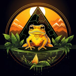 LOGO - FrogSavingERC Crypto - Midjourney Art - Kerry Kriger 1024