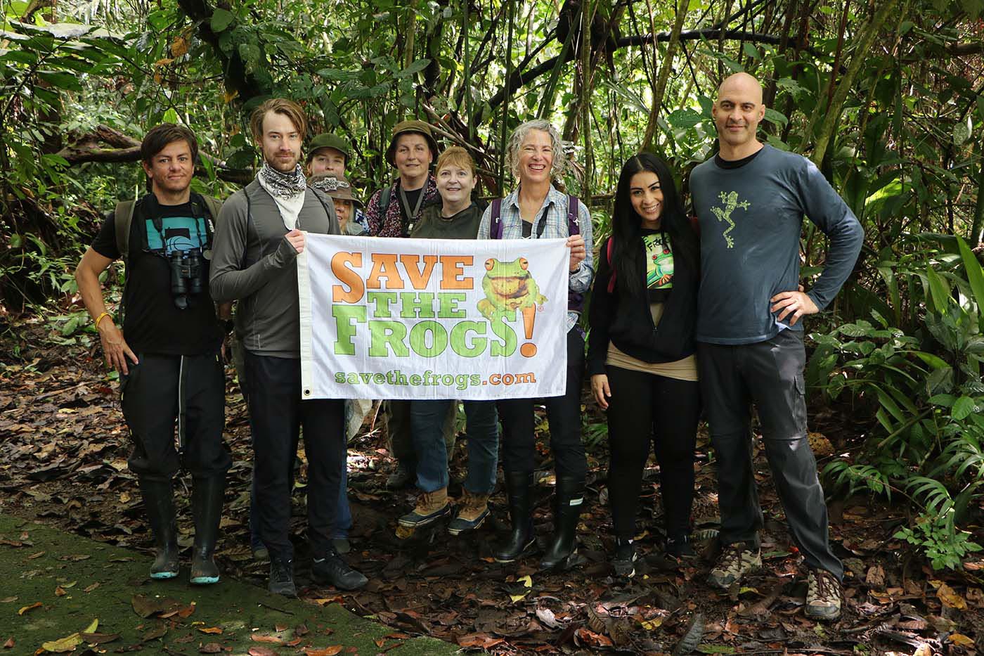 La Selva Biological Station Save The Frogs Flag Group 1 1400