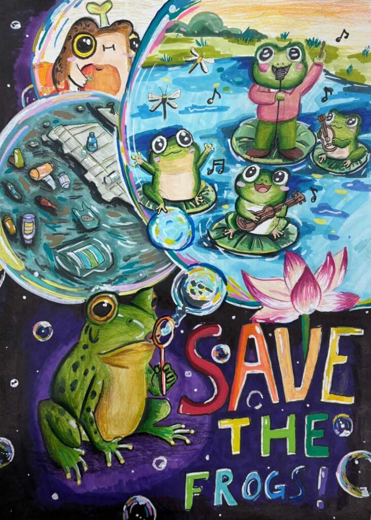 刘浩文,2025年新加坡拯救青蛙艺术大赛决赛入围者