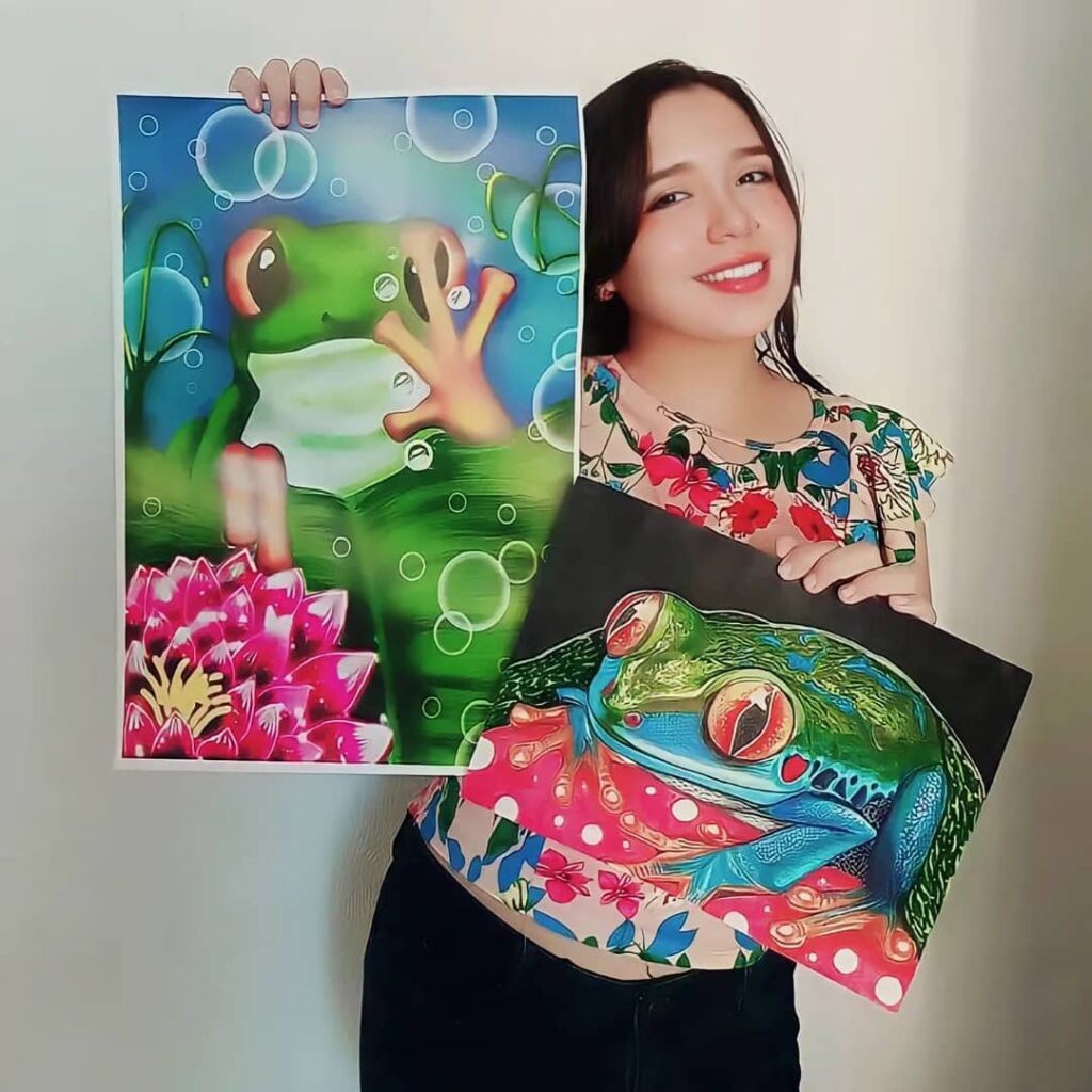 MARIA VICTORIA MILANO LOPEZ 2023 save the frogs art contest 1