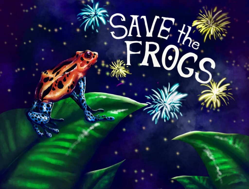 Marysabella Llamas USA 2023 save the frogs art contest 1