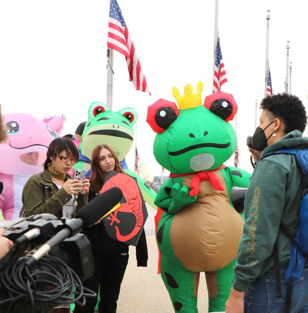 Марш миллиона лягушек — Вашингтон, округ Колумбия — 15 ноября 2025 г. CanonT6S 1400