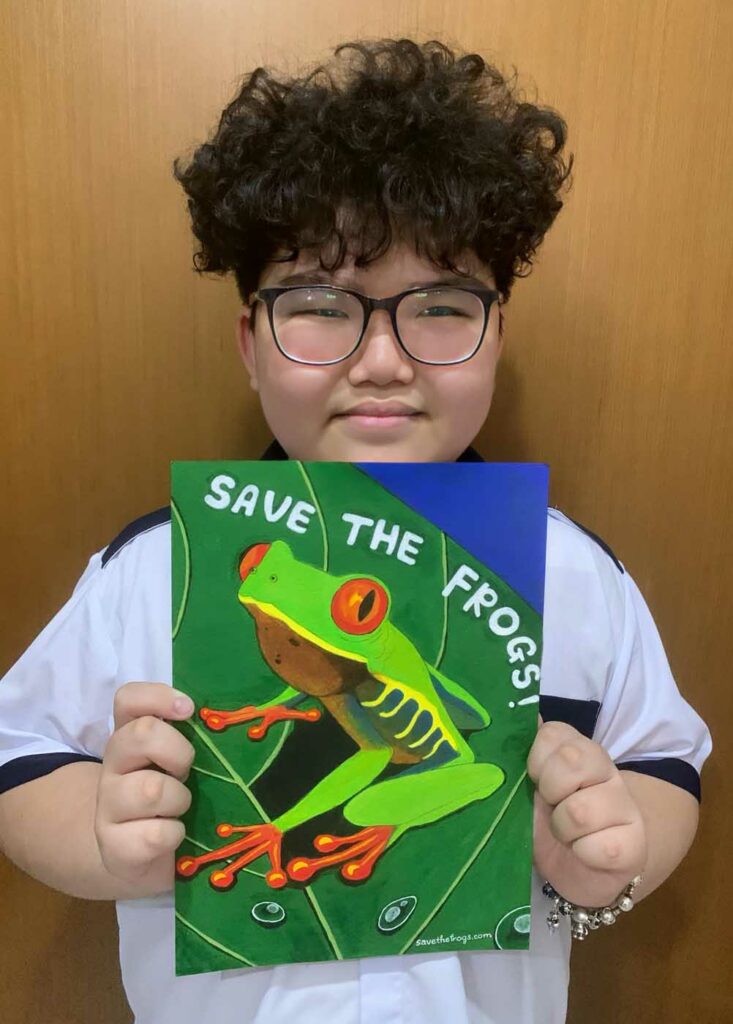 Minh Khang Nguyen Ngoc 2023 save the frogs art contest 1