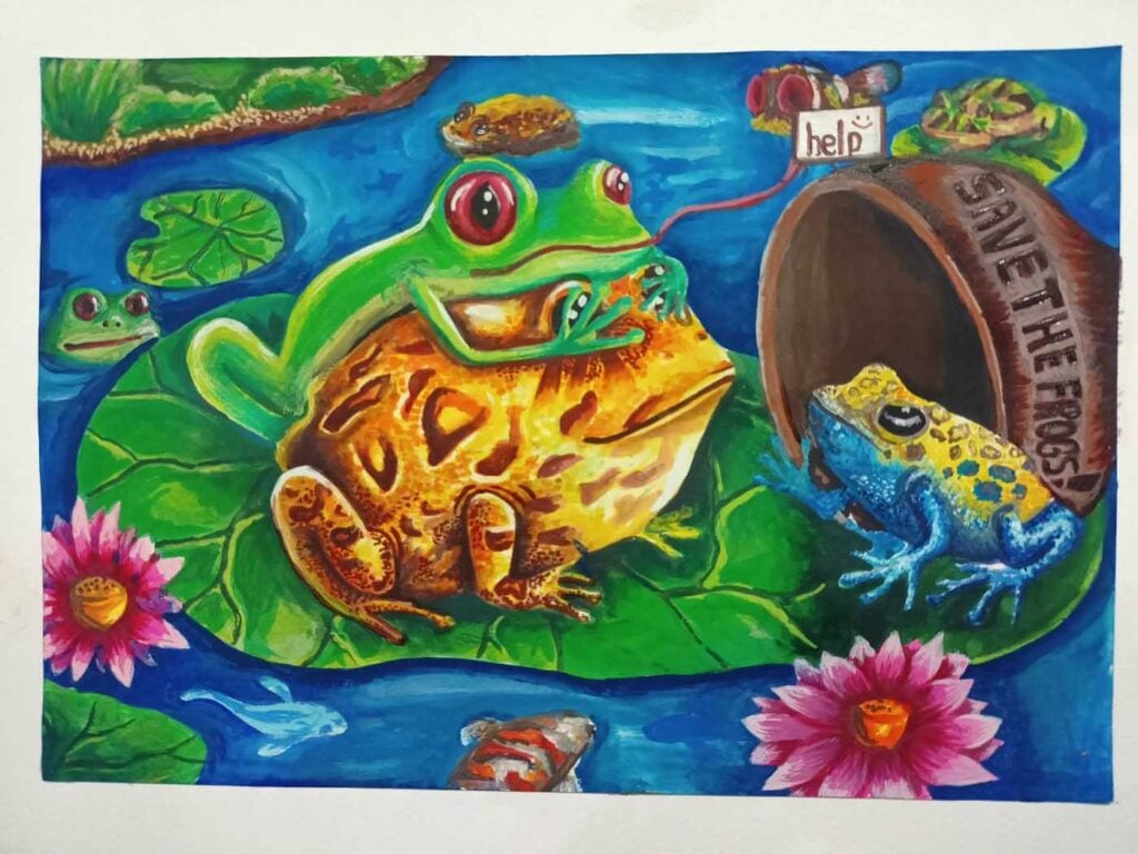 2025年泰国拯救青蛙艺术大赛决赛入围者坎塔帕·潘蓬先生