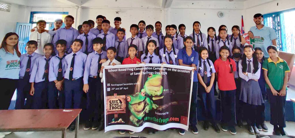 Nepal Tribhuvan University Aabhash Kaphle Save The Frogs Day 2024 1 1400