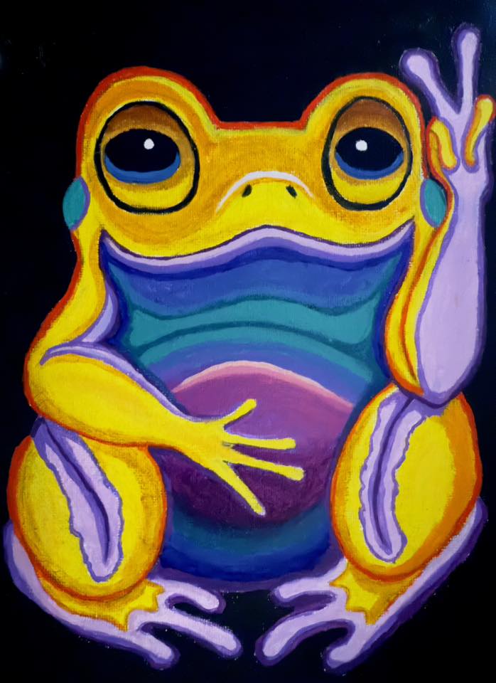 Nick Gustafson Portland Peace Frog 2025