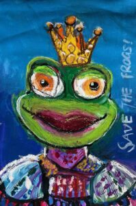 Nina Ni Australia 2023 save the frogs art contest 1
