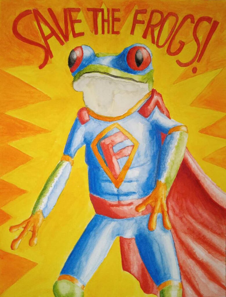 Noah Lee USA 2023 save the frogs art contest 1