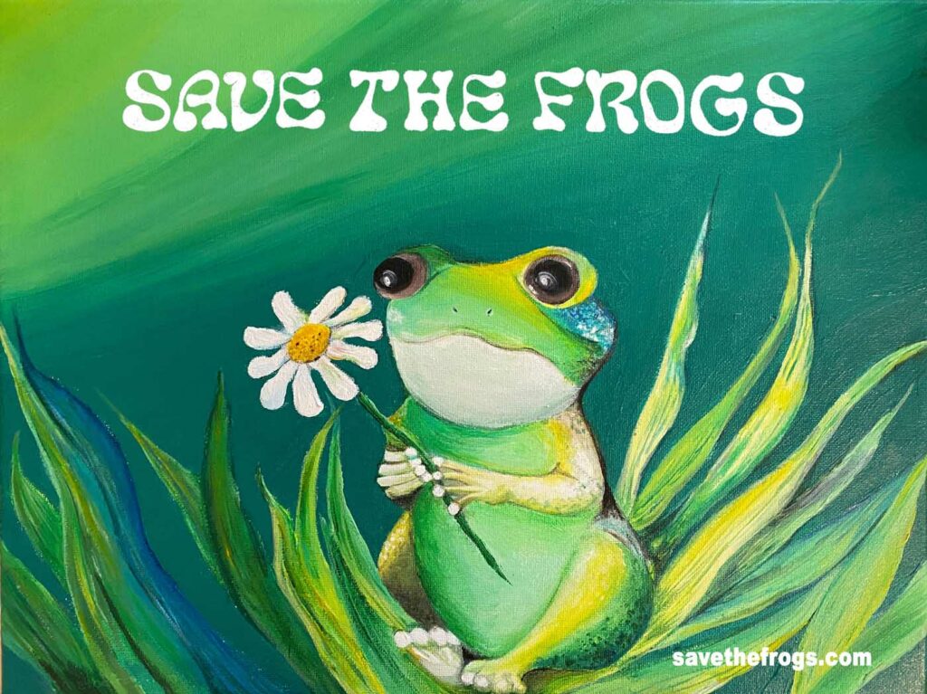 Olivia Baird USA 2023 save the frogs art contest 1