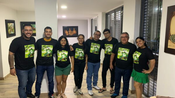Optimistic Thought Green Frog Shirt Alexander Velasquexz Colombia UDLA 1