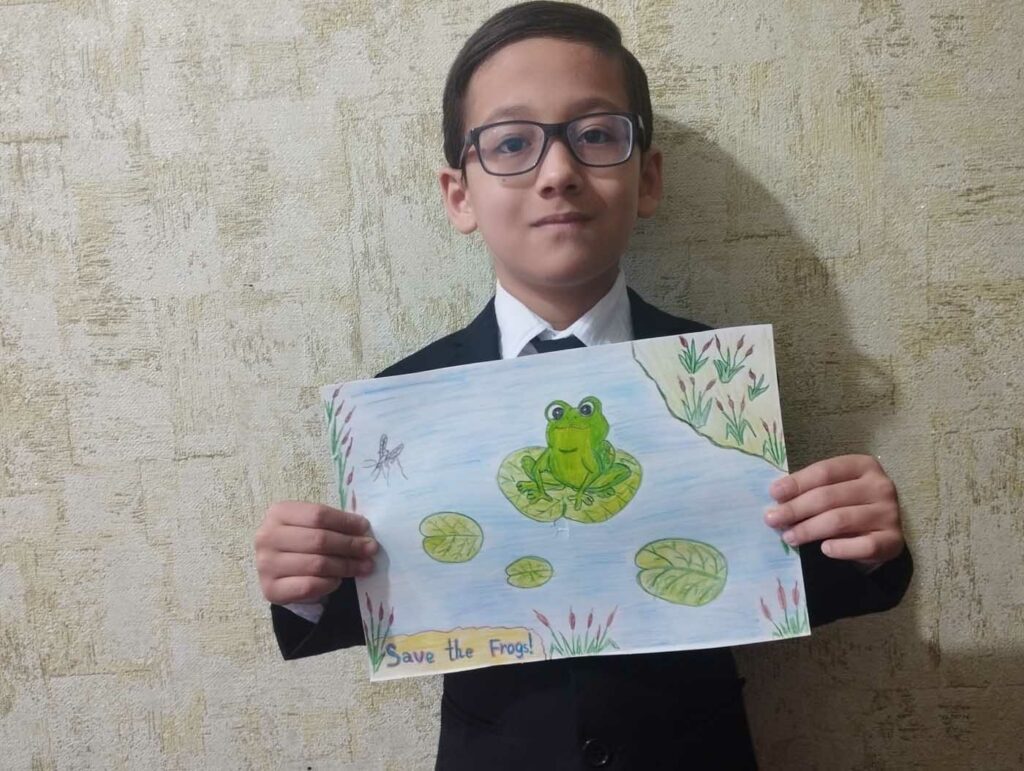 Osman Azadov Turkmenistan 2023 save the frogs art contest 1