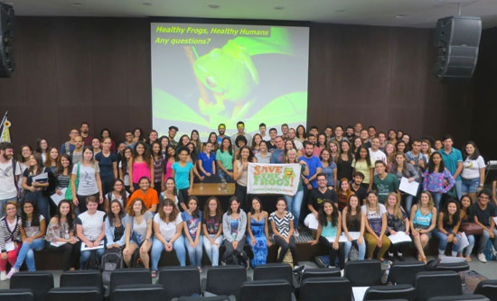 SAVE THE FROGS! arrives in Belo Horizonte, Minas Gerais, Brazil