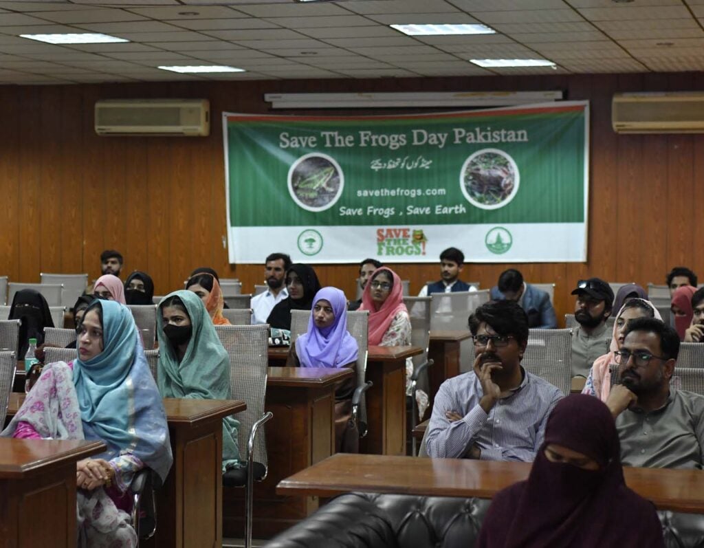Pakistan Save The Frogs Day 2025 Seminar Day Ahmed Junaid Event PMAS Arid Agriculture University Rawalpindi 49