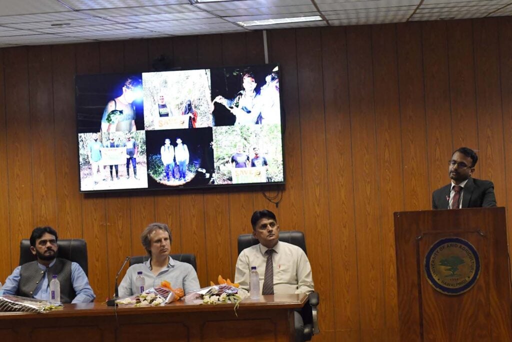 Pakistan Save The Frogs Day 2025 Seminar Day Ahmed Junaid Event PMAS Arid Agriculture University Rawalpindi 51