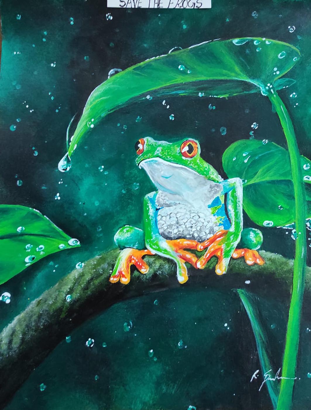 R.sayali-Queen-India-2021-save-the-frogs-art-contest-1