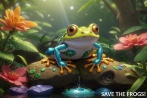 Rafael Mejias Бразилия 2023 Save the Frogs Art Contest