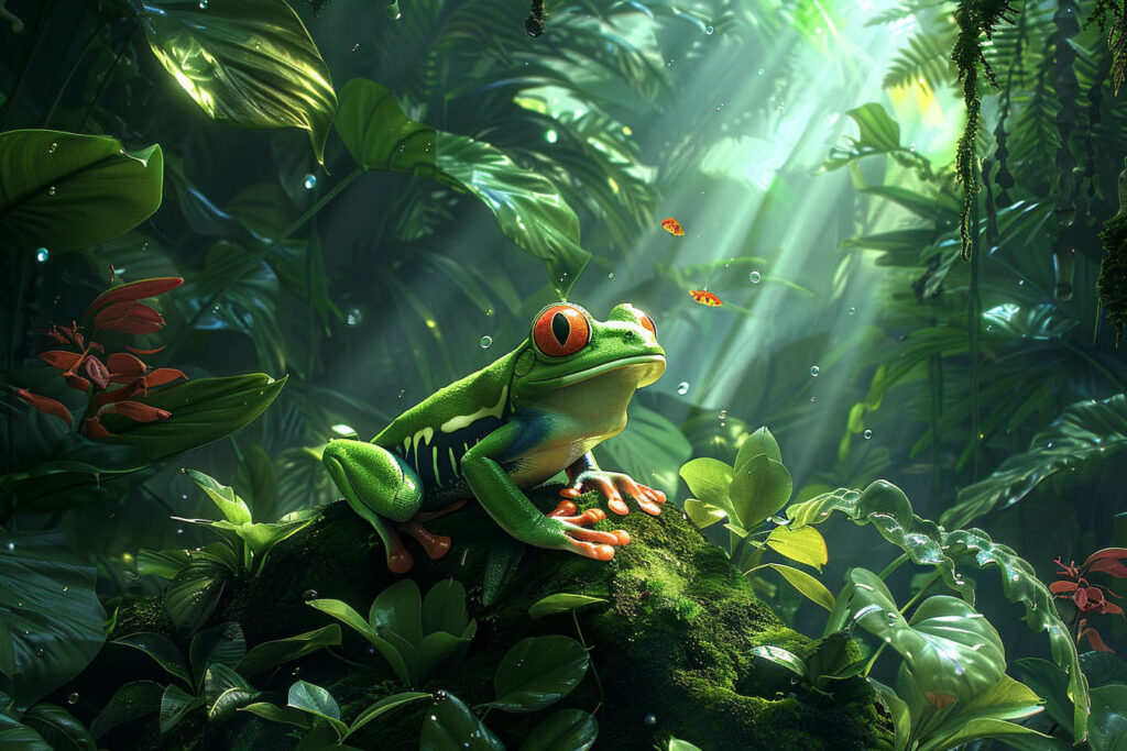 Баннер тропического леса - Midjourney Art - Керри Кригер