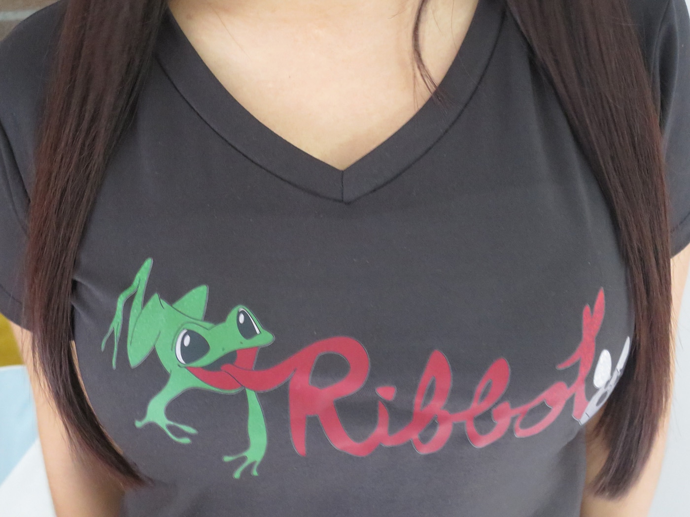 Team Ribbot Save The Frogs Ladies Shirts