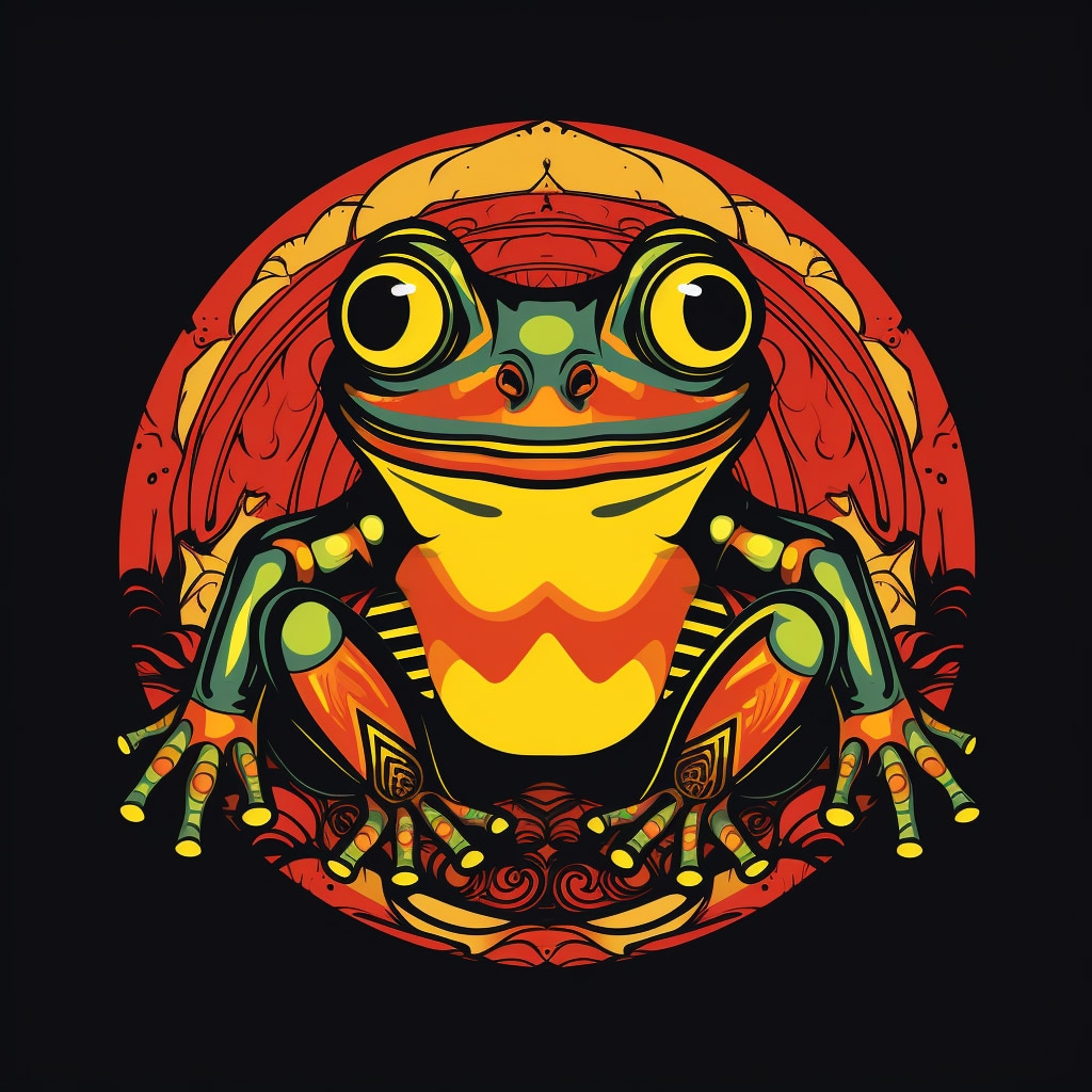 SAVE THE FROGS! Africa Midjourney Art by Kerry Kriger