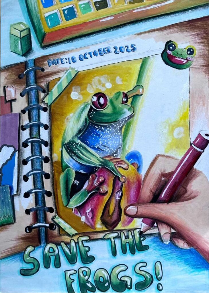 SHIWEN-BAO-Singapore-2025-Save-The-Frogs-Art-Contest-Finalist-With-Extra-Honors