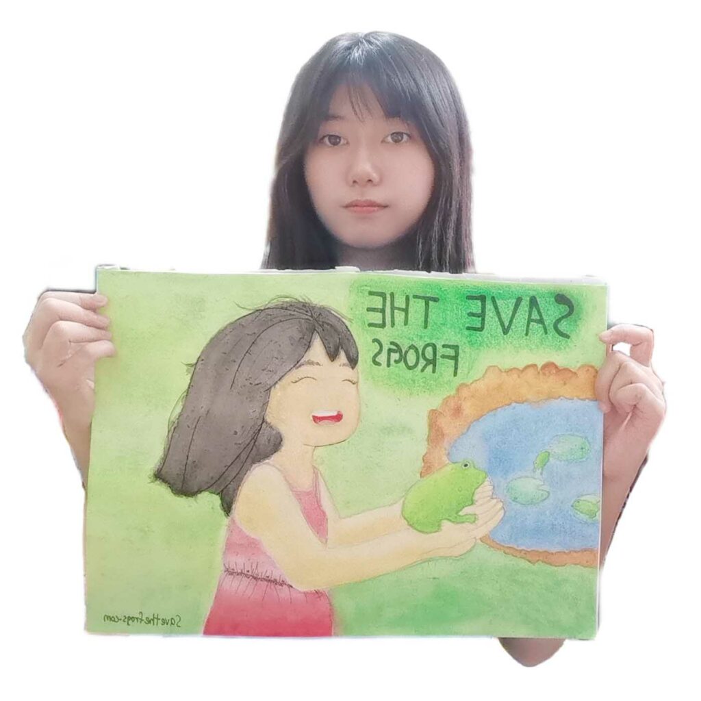 SU SIEW CHING SU Malaysia 2023 save the frogs art contest 1