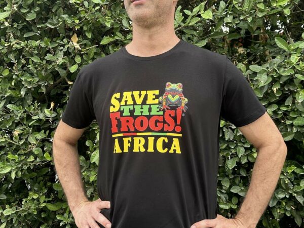 सेव द फ्रॉग्स अफ़्रीका शर्ट्स फ्रंट