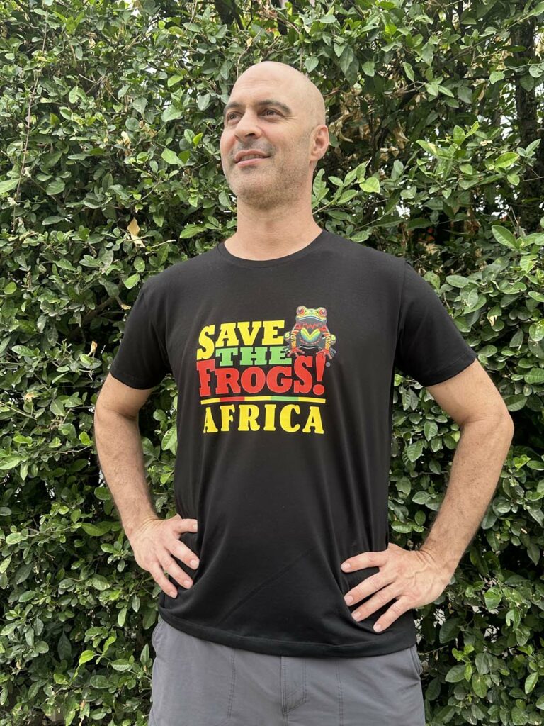 Save The Frogs Africa Shirts Front