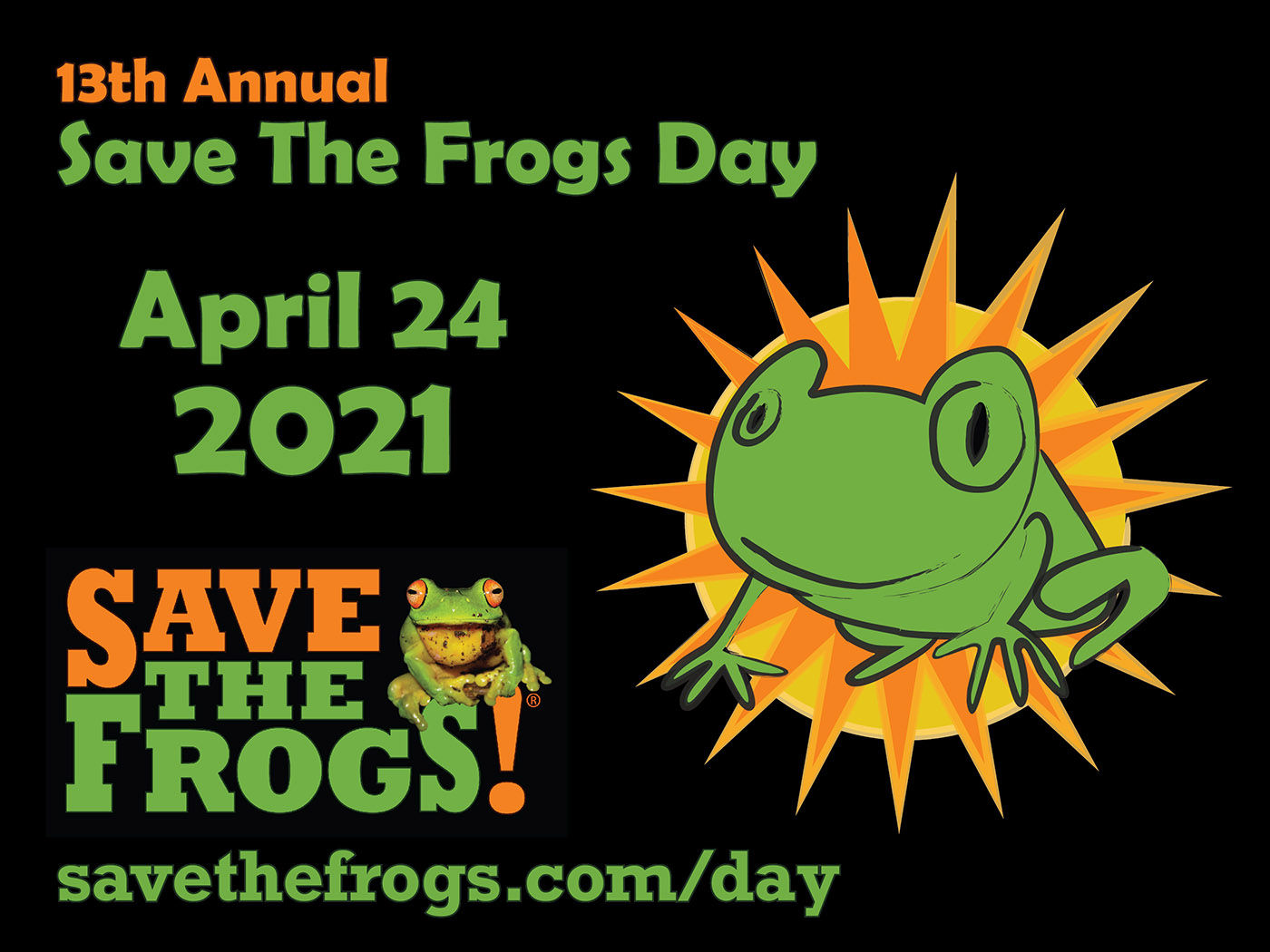 Save The Frogs Day 2021