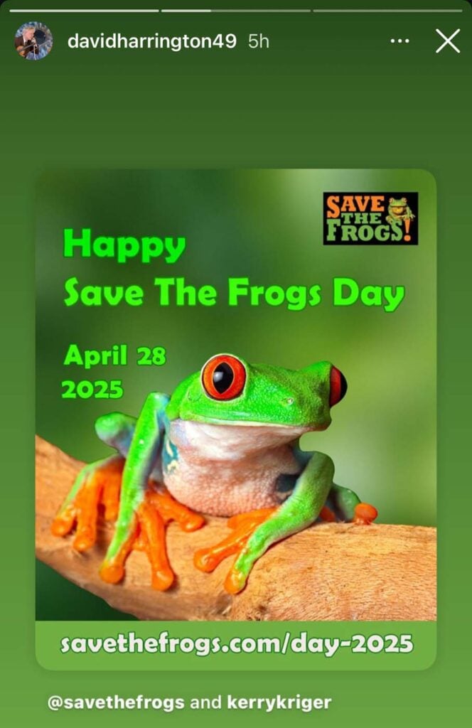 Save The Frogs Day 2025年国际两栖动物保护工作图标快乐