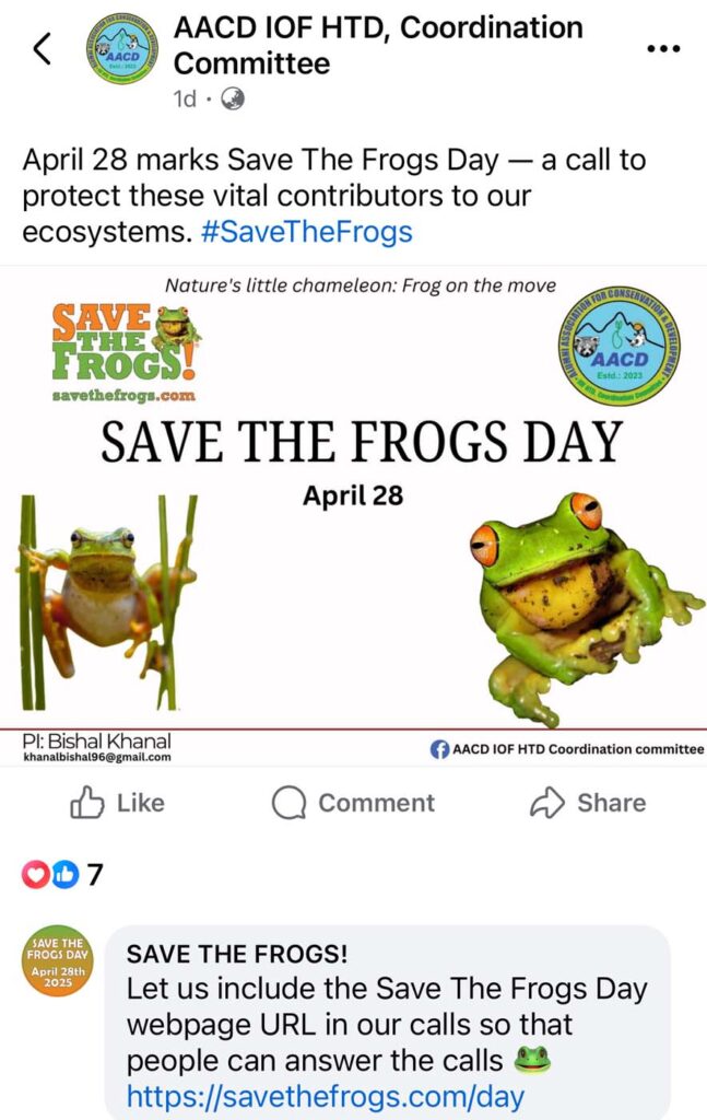 Save The Frogs Day 2025年国际两栖动物保护工作079