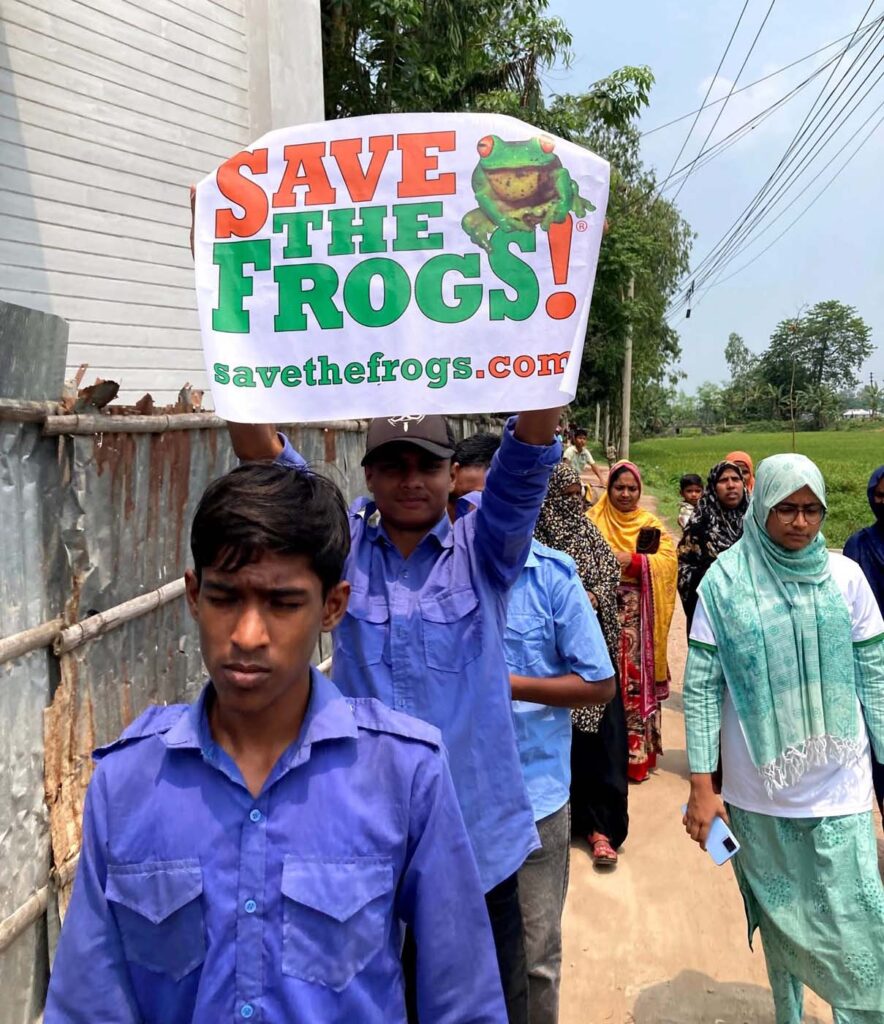 Save The Frogs Day 2025年全球两栖动物的保护工作 - 纳齐法·塔巴苏姆（Nazifa Tabassum）活动 - 政府阿齐苏尔·哈克学院（Azizizul Haque College）孟加拉国孟加拉国