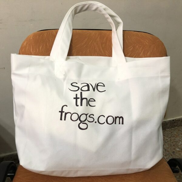 Save The Frogs Tote Bags Canvas Red Eyed Treefrogs 6 800 1