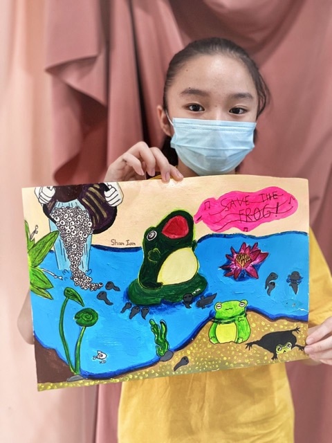 Shan Ian Tan 2023 save the frogs art contest 1