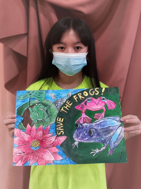 Shan Qi Tan 2023 save the frogs art contest 1