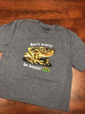 Shirt - Dont Worry Be Hoppy - Save The Frogs