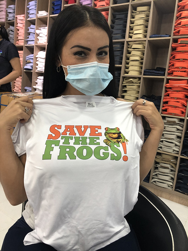 Shirt Save The Frogs Classic Logo BB 1 600 1