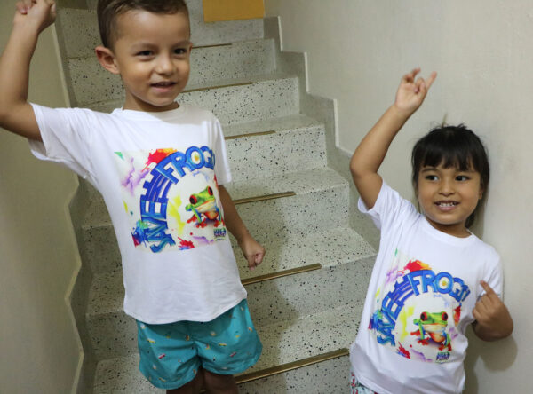 Camisas Rainbow Front Niños 7 1400 1