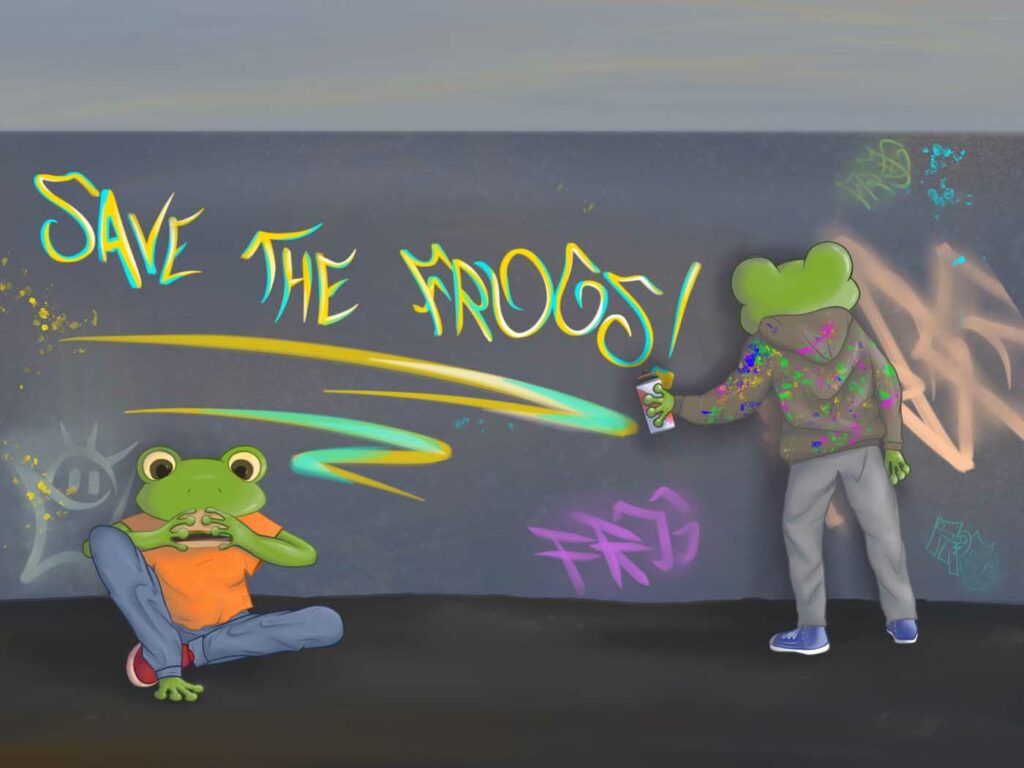 Shyla Jithoo South Africa 2023 save the frogs art contest 1