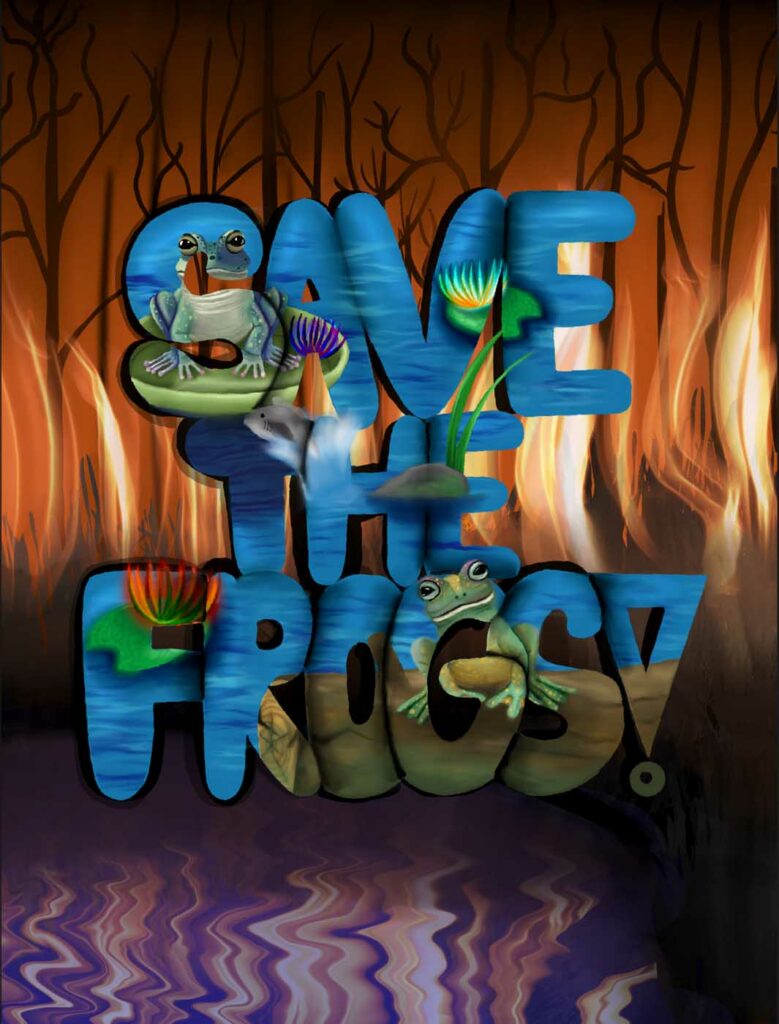Sofya Titova USA 2023 save the frogs art contest 1