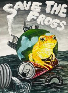 Suyeon angelina kim australia 2023 save the frogs art contest 1