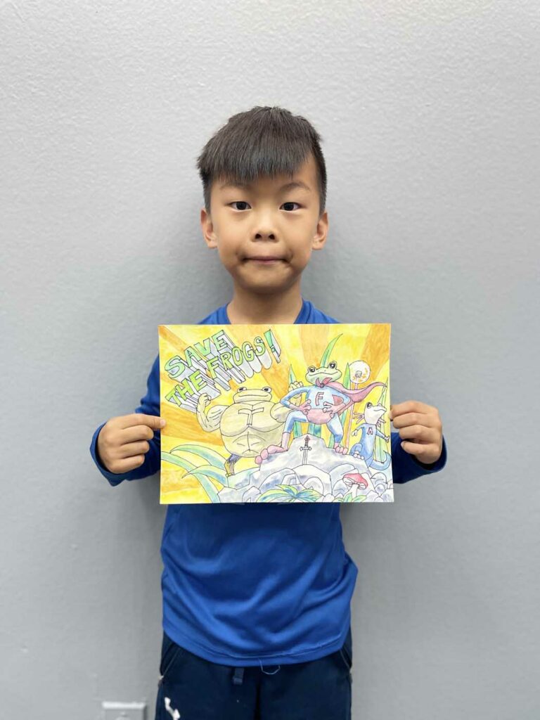 Tim Yan 2023 save the frogs art contest 1