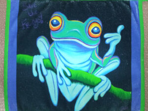 Towel - Thumbs Up - Save The Frogs 2a