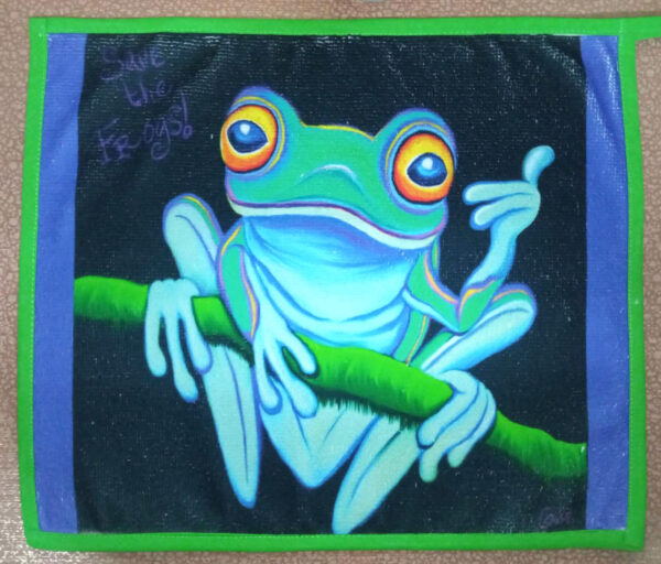 Towel - Thumbs Up - Save The Frogs 2a