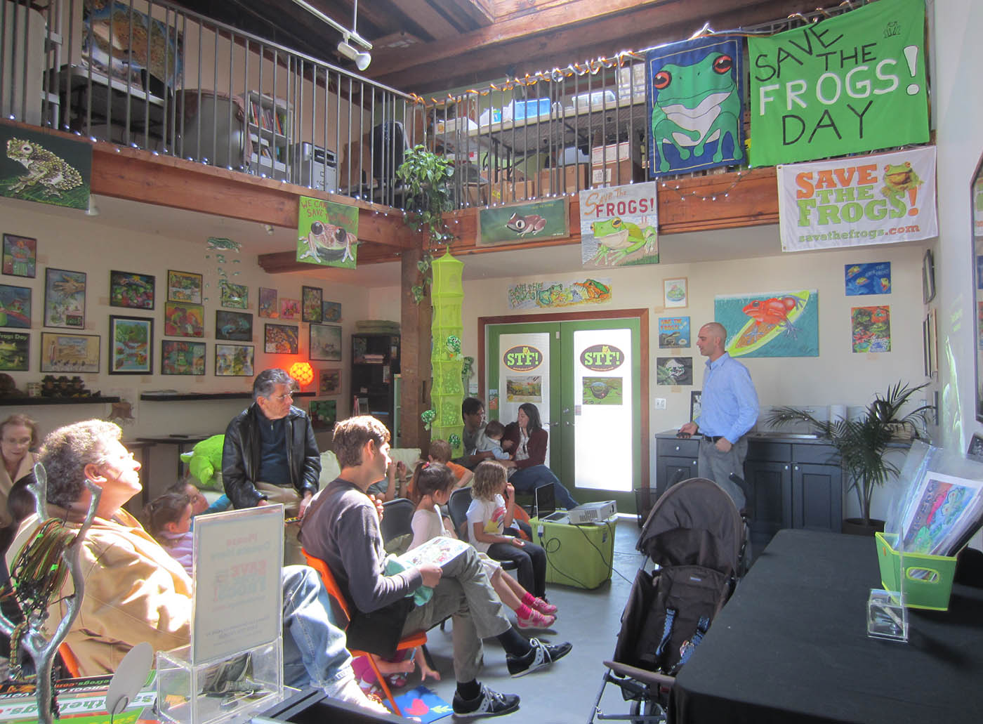 USA California Berkeley Kerry Kriger Save The Frogs Day 2014