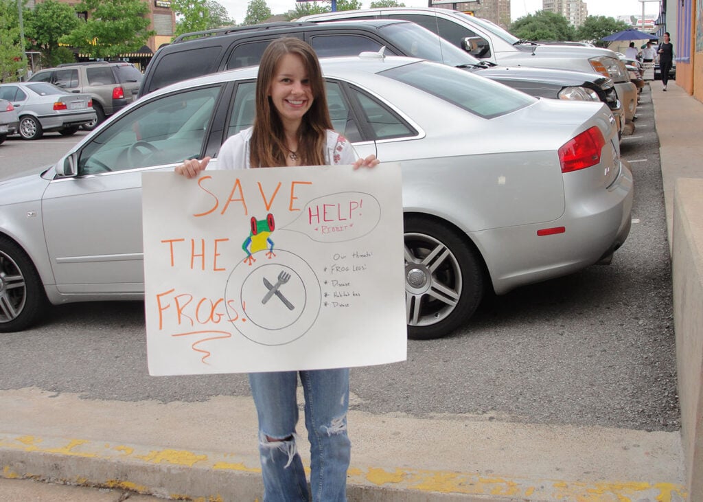 अमेरिका, डलास, टेक्सास, अंकल जूलियोस, मेंढक के पैर, विरोध प्रदर्शन