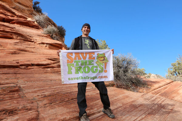 USA Utah Zion Save The Frogs Flag Kerry Kriger 2021 03 22 1400a 1