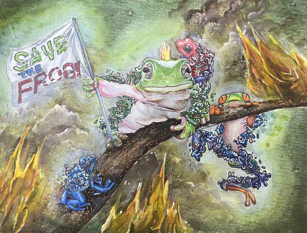 Venese Chin Xuan Zhi Malaysia 2023 save the frogs art contest 1 1