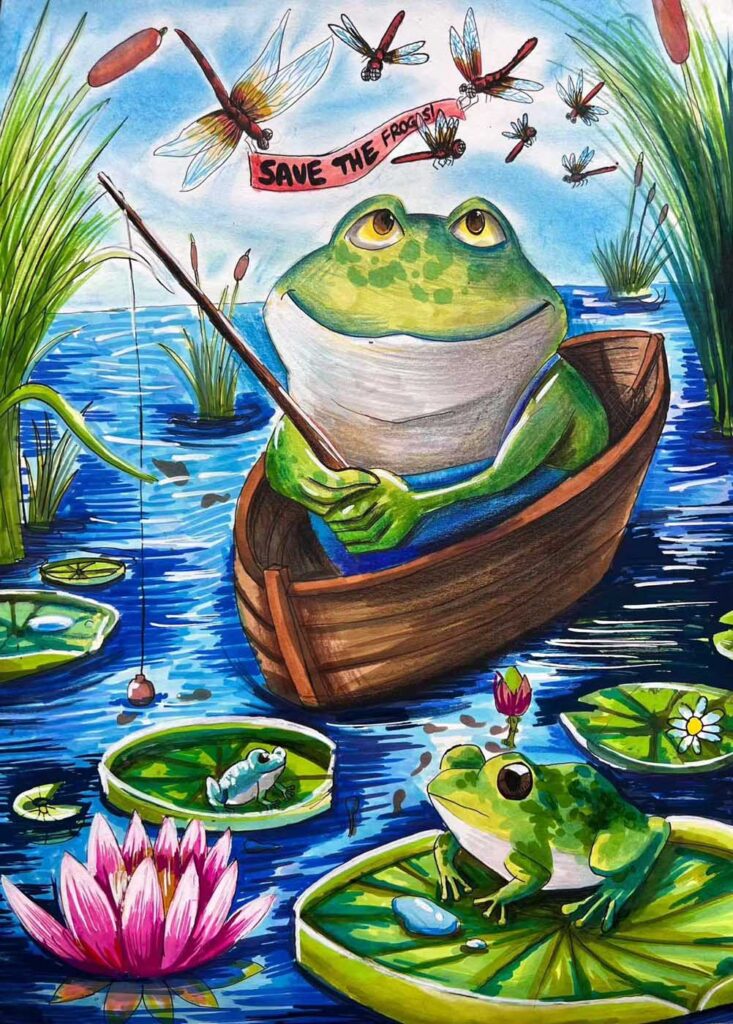 王廷宇-新加坡-2025-拯救青蛙艺术大赛-决赛入围者(含额外荣誉)