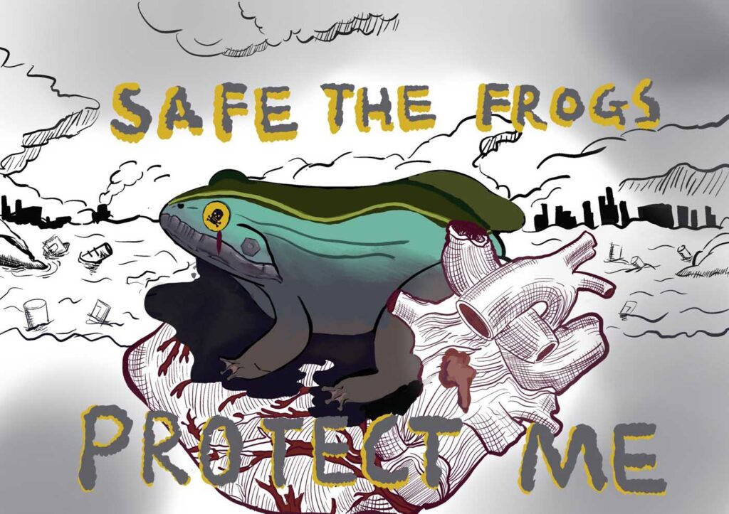Wanxin Hong China 2023 save the frogs art contest 1
