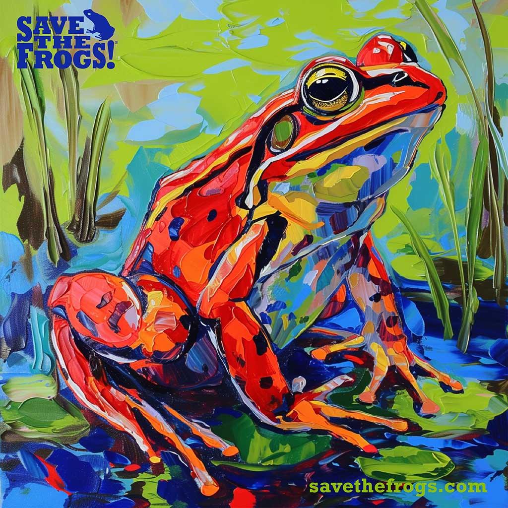 World Wetlands Day 2024 Frog Art - Midjourney - Kerry Kriger